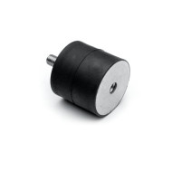 Hengeres rezgéscsillapító, M10 külső menettel, 50x20mm, 154kg max. terhelé
