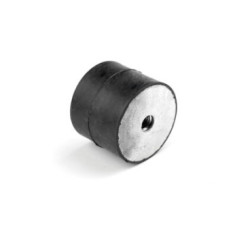 Hengeres rezgéscsillapító, M8 belső menettel mindkét oldalon, 30x15mm, 74kg.