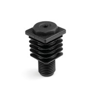 Állítható láb 22x22mm-es zártszelvényhez, M10 menettel. 1,5-2mm falvastagsághoz.