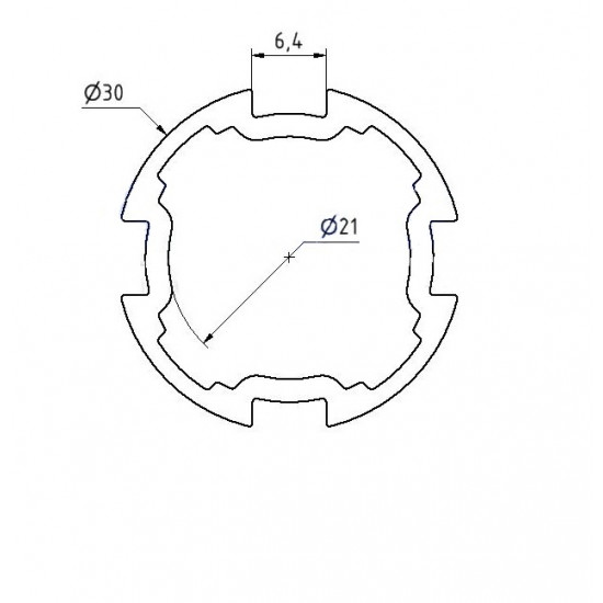 Aluprofil - D30