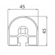 Aluprofil - 45x45 - R180