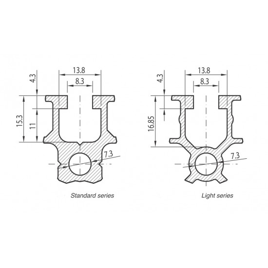 Aluprofil - R45