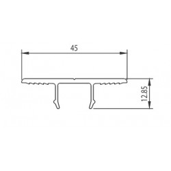Aluprofil - 45x12