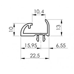 Aluprofil - 22,5-F