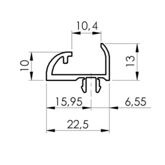 Aluprofil - 22,5-F