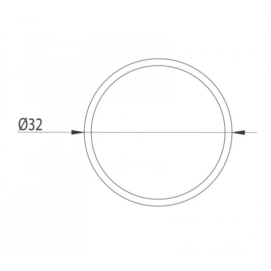 Aluprofil - D32 - Natúr Elox