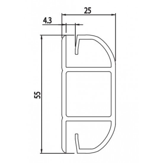 Aluprofil - Profil 25