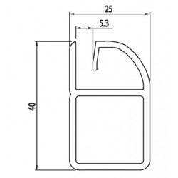 Aluprofil - Profil 25