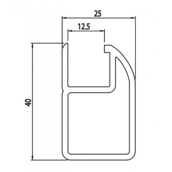 Aluprofil - Profil 25