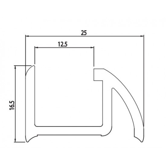 Aluprofil - Profil 25