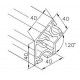 Aluprofil mk 2040.18 - 40x40 - 120 - Utolsó darabok!!