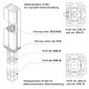 Aluprofil mk 2040.38 - 60x50 Teleszkóp profil - Három oldalon zárt