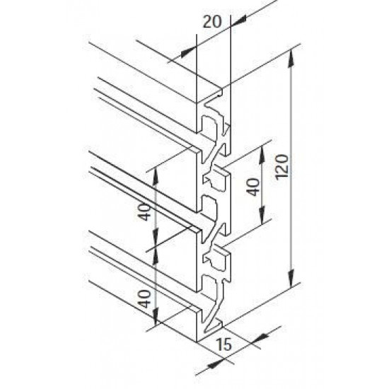 Aluprofil mk 2040.86