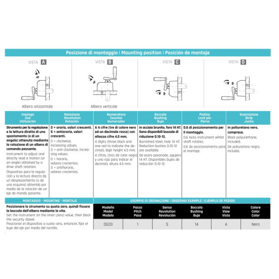 DG33 - 0,5 - S - 14  - A - Fekete