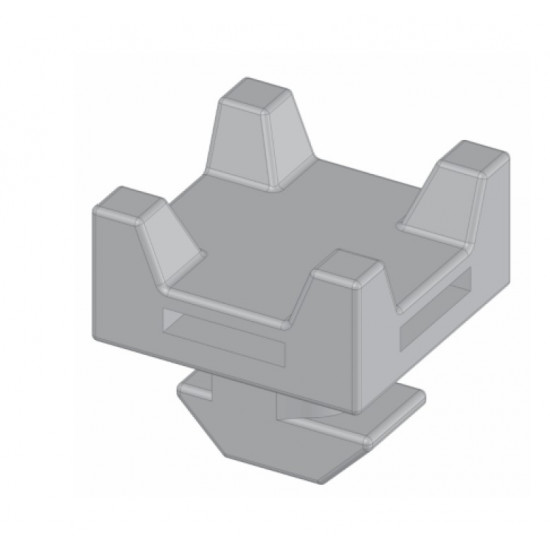 Kábelfogó - block - Pa - Fekete - V2