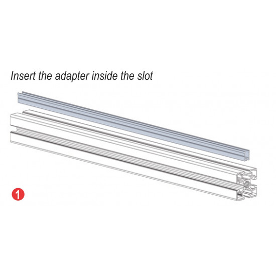 Led lámpa adapter - LED adapter - L=250 mm