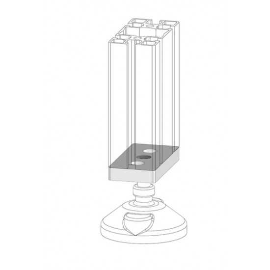 Pneumatikus elem - 90x45 - Alu -1/2"