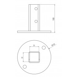 Talp - 32x32 - RAL7040