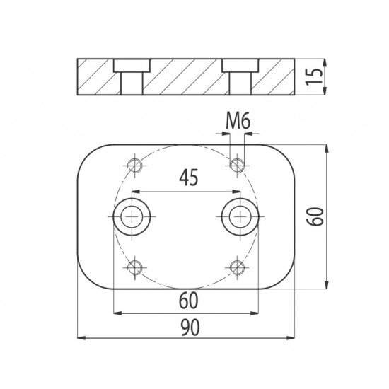 Talpelem - 90x60 - M6