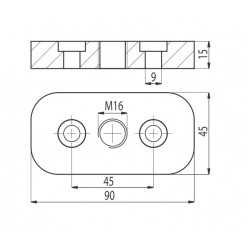 Talpelem - 90x60 - M16