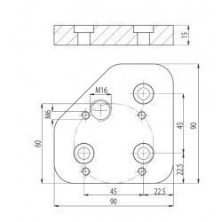 Talpelem - 90x90 - M16