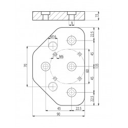 Talpelem - 90x90 - M16