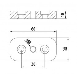 Talpelem - 60x30 - M8