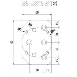 Talpelem - 90x60 - M6