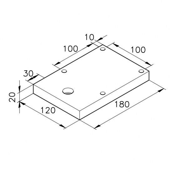 Talplemez - 120x180x20 - 60.05 (mk 2060.05)