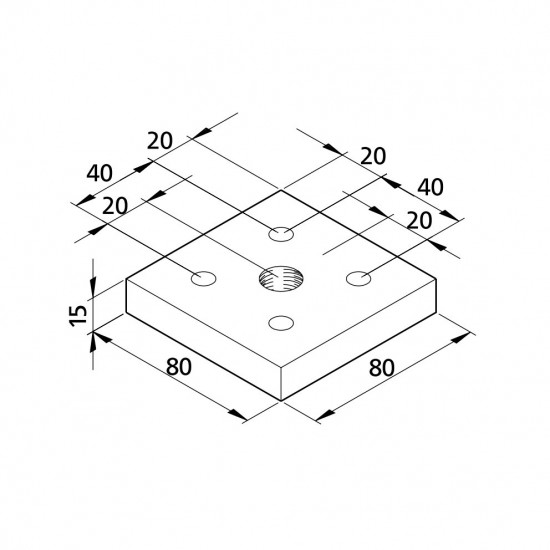 Végzáró lap - 80x80 - M16