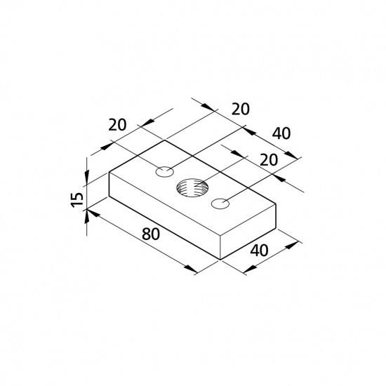 Végzáró lap - 80x40 - M10