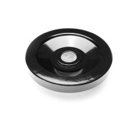 VPRAX D200 teli kézikerék, d6 furat, INOX agy, markolat nélkül.