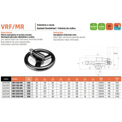 VRF/125 MR Három küllős kézikerék - D125