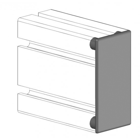 Zárókupak - 90x45 - Szürke