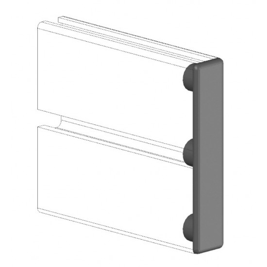 Zárókupak - 90x18 - Szürke