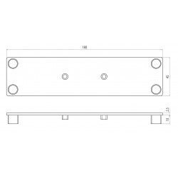 Zárókupak - 180x45 - Fekete