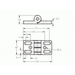 Zsanér - 80x40 - ZN