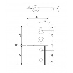 Zsanér - 45x81 - Alu